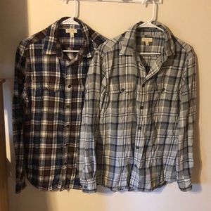 Bundle! Men's Sonoma Flannel Shirts Medium